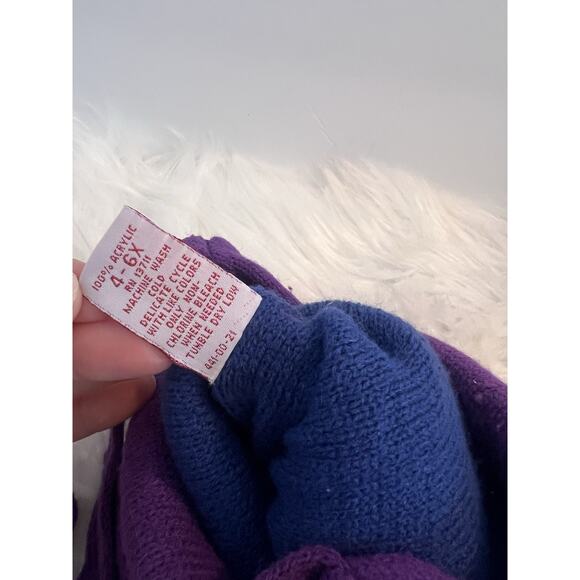 NOS VTG Lord & Taylor Child’s Goldilocks Three Bears Knit Cap With Pom-Pom Top - Picture 9 of 9